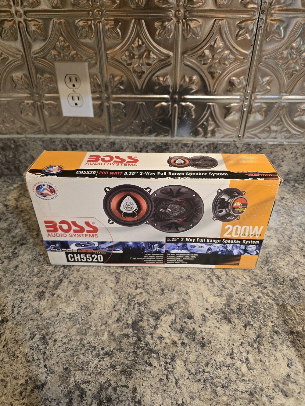 New Boss Audio Systems CH5520 Car Speakers 5.25-inch 2-way Coaxial Design